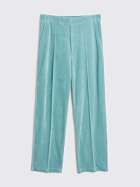 Auralee Cotton Velour Pants Light Blue