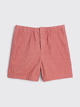 Auralee Terry Cloth Shorts Pink