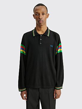 Bode Cycling Polo Sweater Black