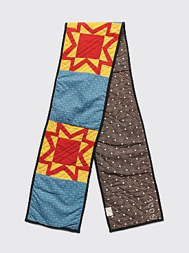 Bode Blazing Star Quilt Scarf Multi Color