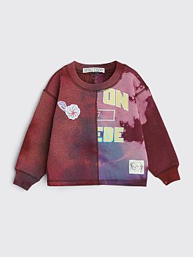 BORN FREE Kid’s Sweatshirt 2-4 Years Tie Dye Burgundy