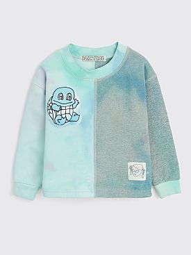 BORN FREE Kid’s Sweatshirt 2-4 Years Tie Dye Flock Print Logo Grey / Blue