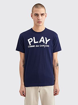 Comme des Garçons Play Logo T-shirt Dark Navy