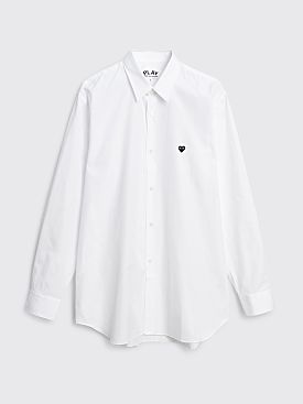 Comme des Garçons Play Mini Heart Shirt White