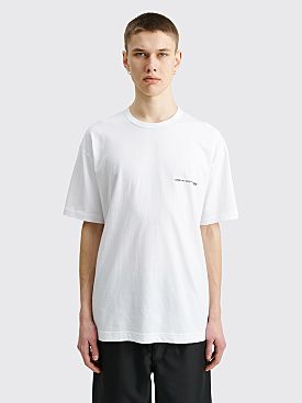 Comme des Garçons Shirt Chest Logo Big T-shirt White