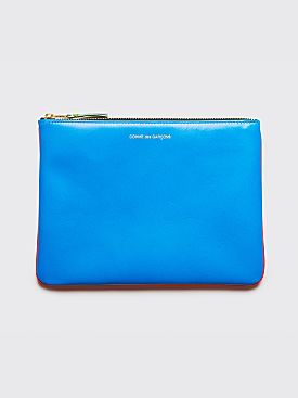 Comme des Garçons Wallet SA5100 Super Fluo Orange / Blue