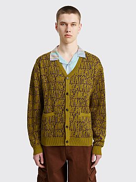 Fucking Awesome Stretched Stamp Cardigan Olive / Navy