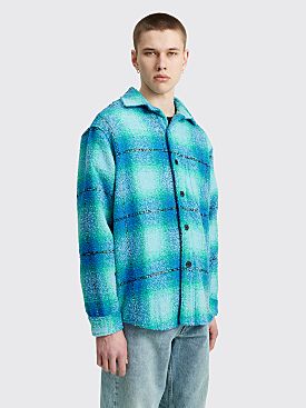 Fucking Awesome Heavy Flannel Overshirt Blue / Green