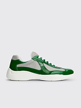 Prada America’s Cup Sneakers Green / Silver