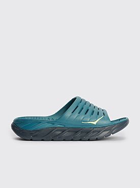 HOKA ONE ONE Ora Recovery Slide Blue Coral / Butterfly