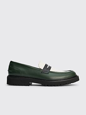 VINNY’s Richee Penny Loafer Green / White
