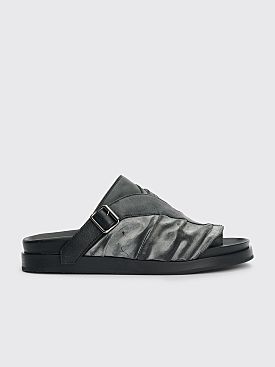 Kiko Kostadinov Valakas Leather Sandals Black