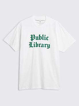 Foreign Currency Public Library T-shirt White