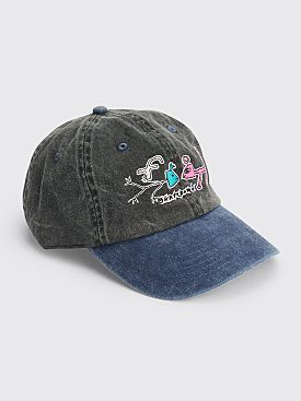 Frog Frog Exists! Hat Black / Turquoise