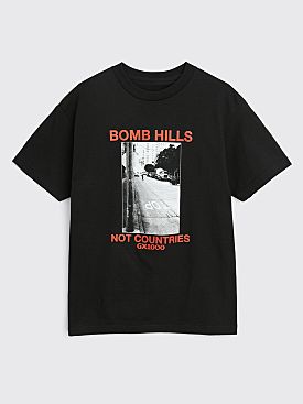 GX1000 Bomb Hills Not Countries T-shirt Black