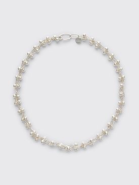 Jil Sander Chain Composition 1 Necklace Silver