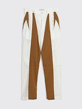 Kiko Kostadinov Balla Tailored Trousers White / Sepia