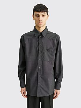 Lemaire Western Shirt Anthracite
