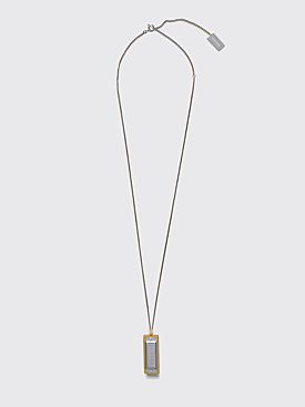 Lemaire Harmonica Necklace Brass