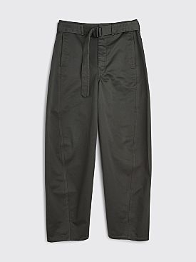 Lemaire Twisted Belted Pants Slate Green