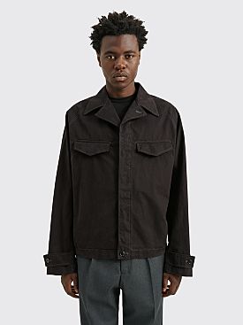 Lemaire Field Overshirt Black