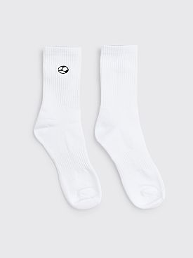 Limosine Limo Logo Socks White