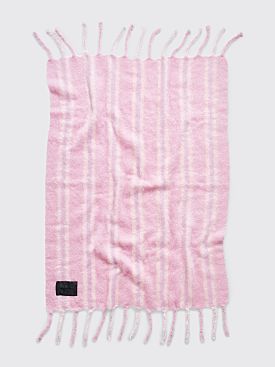 Magniberg Mohair Blanket Stripe Pink