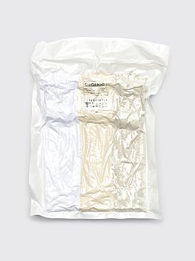 Maison Margiela 3-Pack Classic T-shirts White / Ivory / Grey