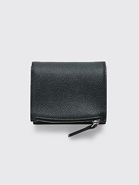 Maison Margiela Leather Zip Wallet Black
