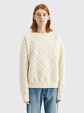 Maison Margiela Quilted Sweater Natural