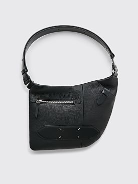 Maison Margiela Leather Saddle Shoulder Bag Black