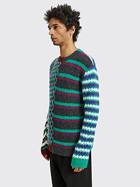 Marni Roundneck Mix Pattern Sweater Multi Color