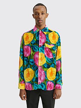 Marni Velvet Print Shirt Multi Color