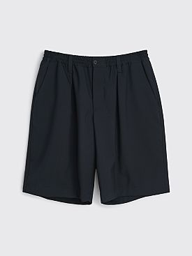 Marni Tropical Wool Bermuda Shorts Blue Black