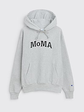 MoMA Champion Hooded Sweatshirt MoMA Edition Grey