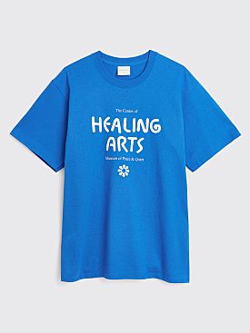 Museum of Peace & Quiet Healing Arts T-shirt Blue