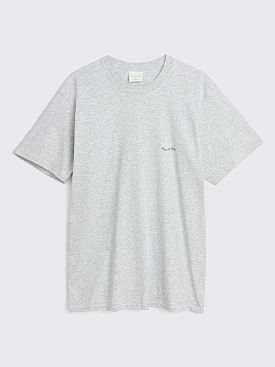 Museum of Peace & Quiet Micro Wordmark T-shirt Grey