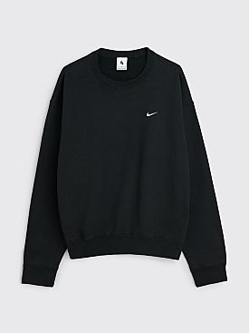 NikeLab Solo Swoosh Fleece Sweater Black / White
