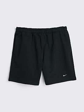 NikeLab Solo Swoosh Shorts Fleece Shorts Black