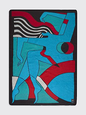 Parra Trapped Wool Blanket Multi