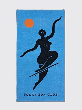 Polar Skate Co. No Complies Forever Beach Towel Blue