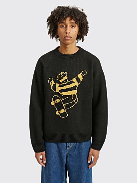 Polar Skate Co. Skate Dude Knit Sweater Black