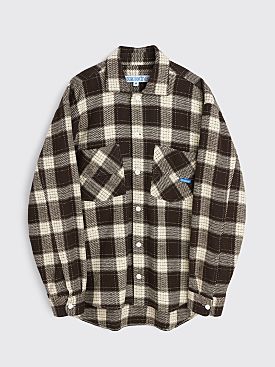 Polar Skate Co. Big Boy Flannel Shirt Brown
