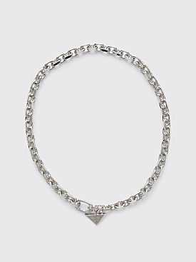 Prada Chain Necklace Silver