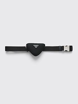 Prada Re-Nylon Pouch Belt Black