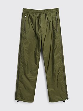 Prada Re-Nylon Zipper Pants Military Green