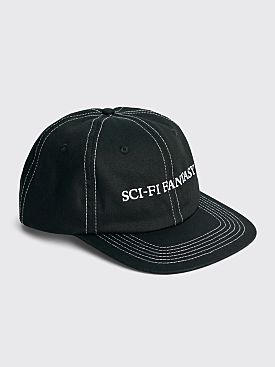Sci-Fi Fantasy Flat Logo Hat Black