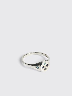 Seb Brown Neapolitan Blue Ring Silver