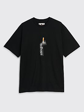 Stingwater Cig And Sticker T-shirt Black