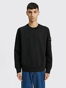 Stone Island GD Classic Fleece Sweatshirt Black